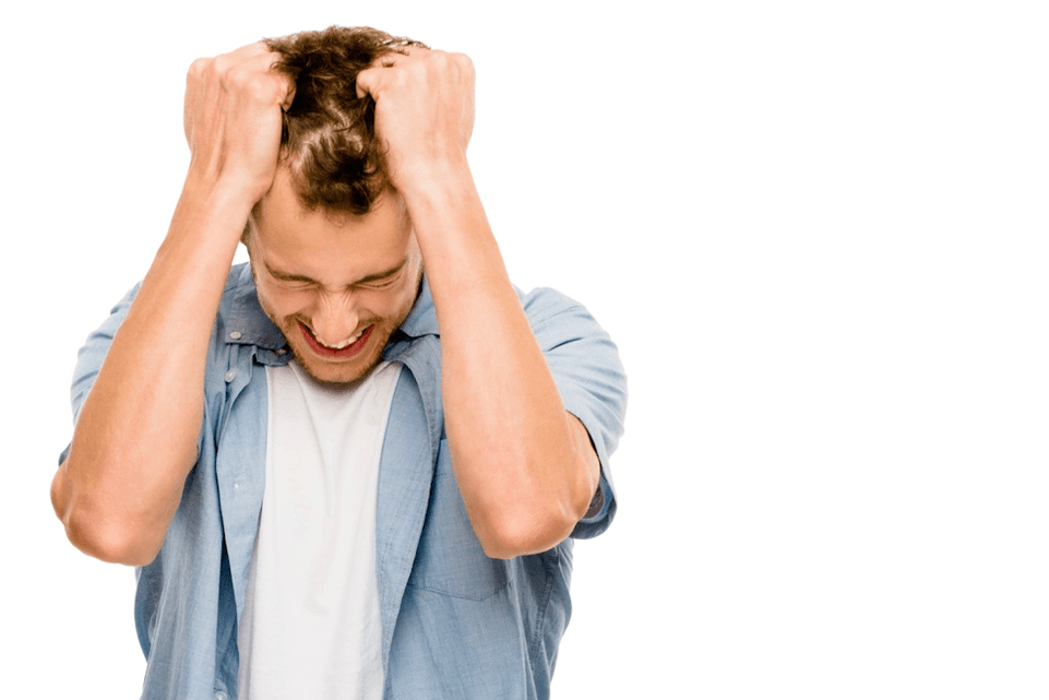 a man is frustrated because of his small penis, how to enlarge it with a nipple